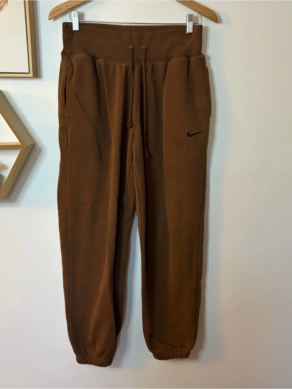 Nike Phoenix Brown Jogger Sweatpants Small